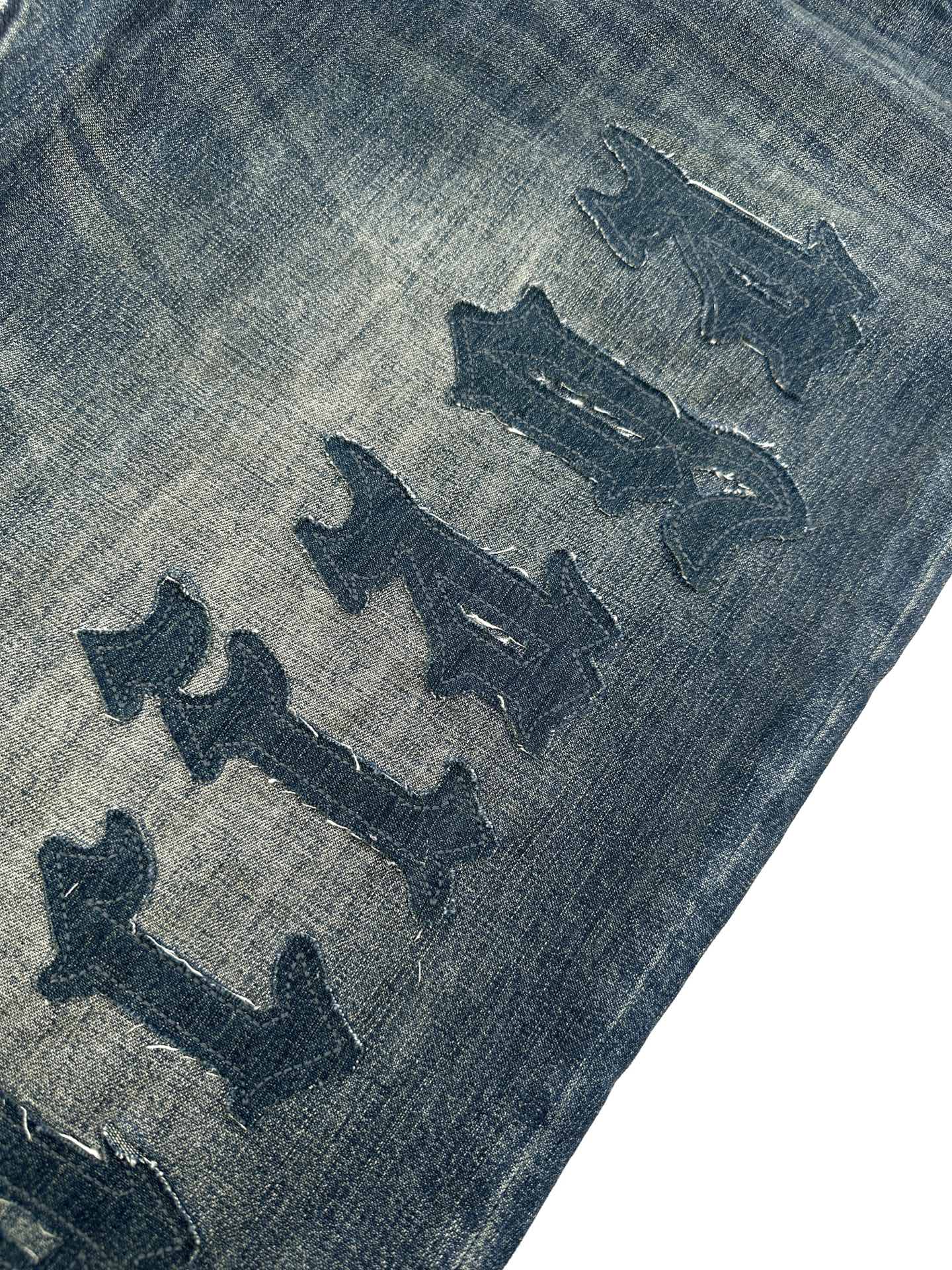 2026 New Balen Logo Distressed Long Pants (BB769-C05)