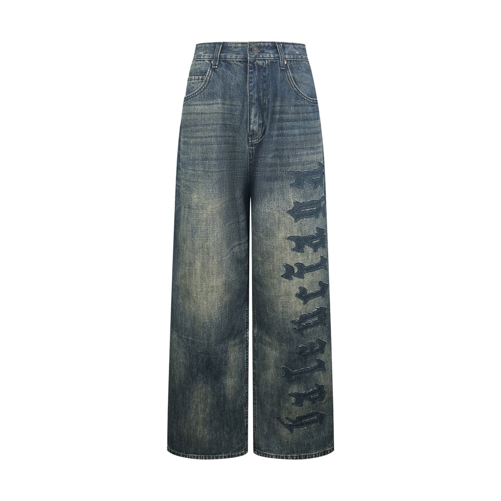 2026 New Balen Logo Distressed Long Pants (BB769-C05)