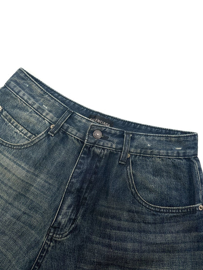 2026 New Balen Logo Distressed Long Pants (BB769-C05)