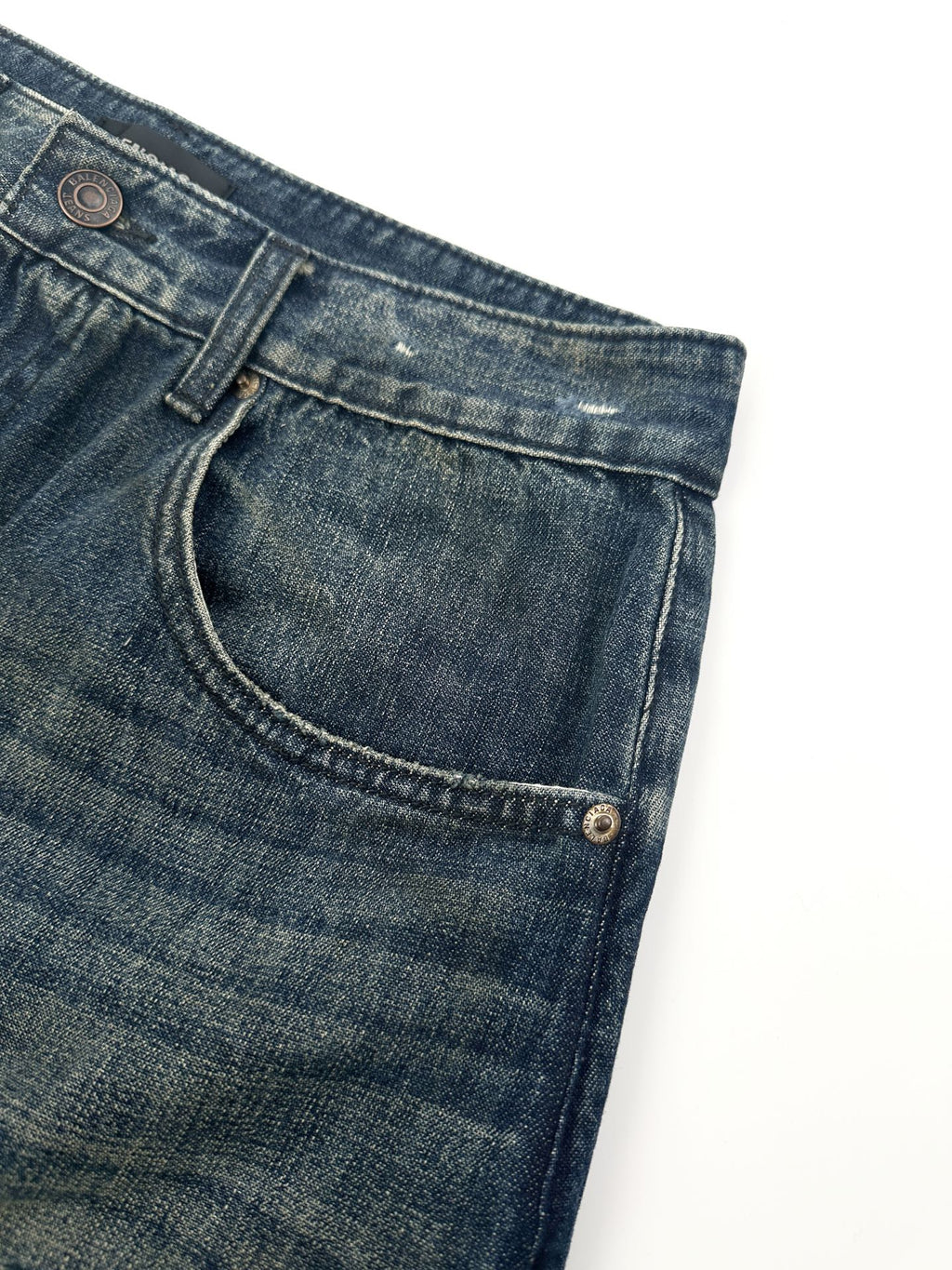 2026 New Balen Logo Distressed Long Pants (BB769-C05)