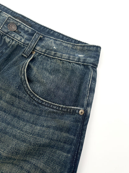2026 New Balen Logo Distressed Long Pants (BB769-C05)