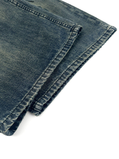 2026 New Balen Logo Distressed Long Pants (BB769-C05)