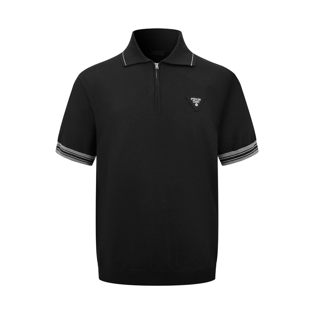 2026 New Triangle Brand Zip-Up Sweater with Triangle Logo (CC966-A80)