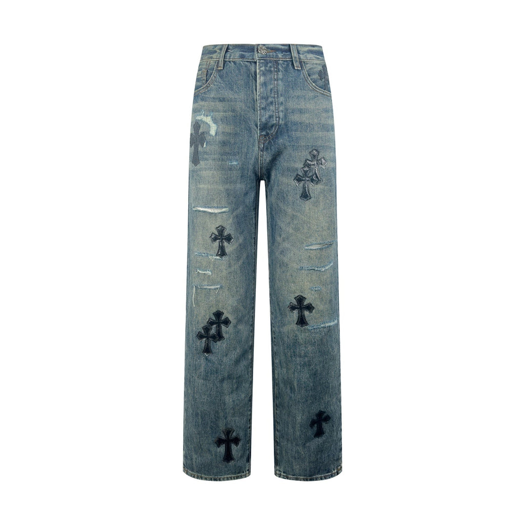 2026 New CH Cross Logo Distressed Jeans (CC963-C60)