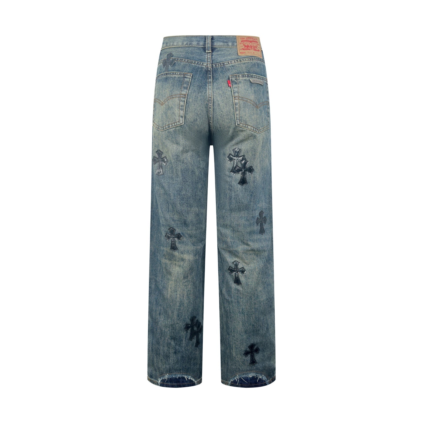 2026 New CH Cross Logo Distressed Jeans (CC963-C60)