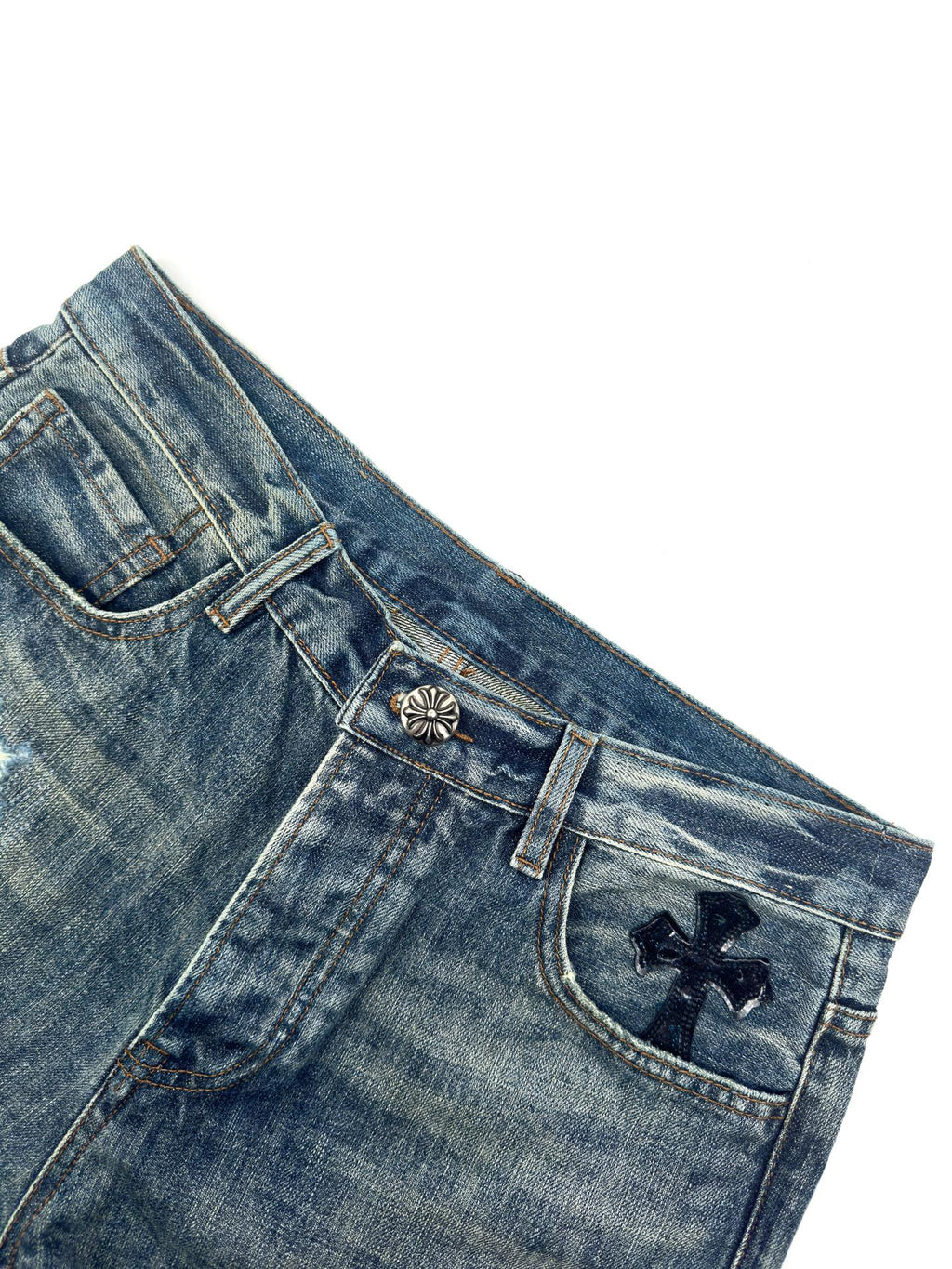 2026 New CH Cross Logo Distressed Jeans (CC963-C60)