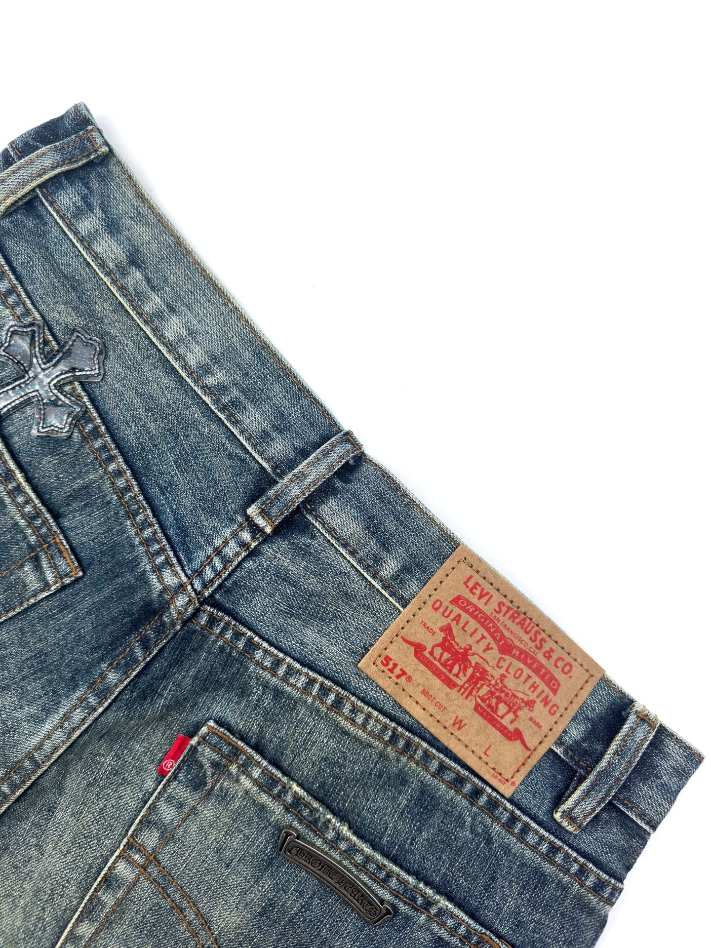 2026 New CH Cross Logo Distressed Jeans (CC963-C60)