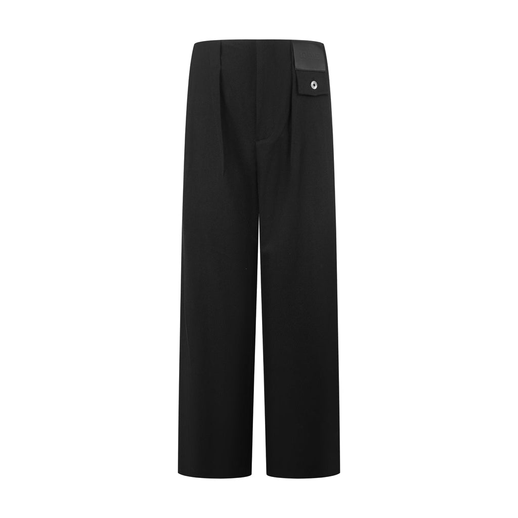 2026 New Way Leather-Trimmed Casual Trousers (BB792-B85)