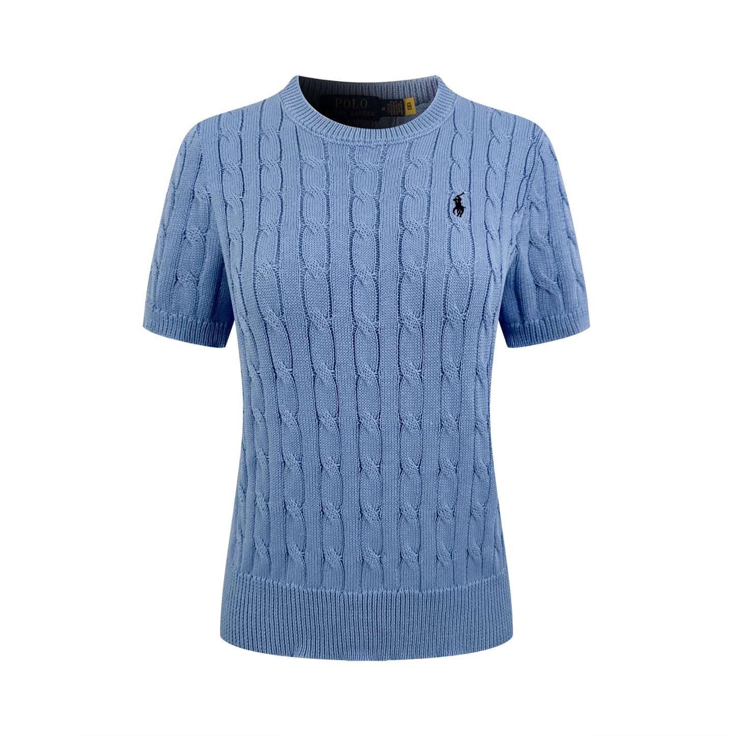 2026 Women's RL Twisted-Knit Short-Sleeved Jumper (FF720)