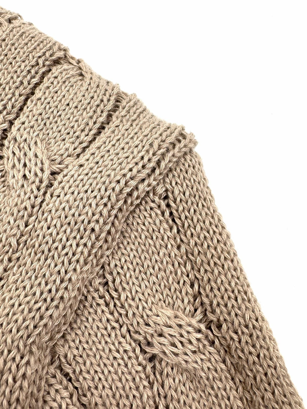 2026 Women's RL Cable-Knit Polo Neck Sweater (FF719)