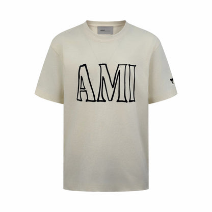2026 Women's Heart A Letter Print Box-Fit Short-Sleeved T-Shirt (EE405)