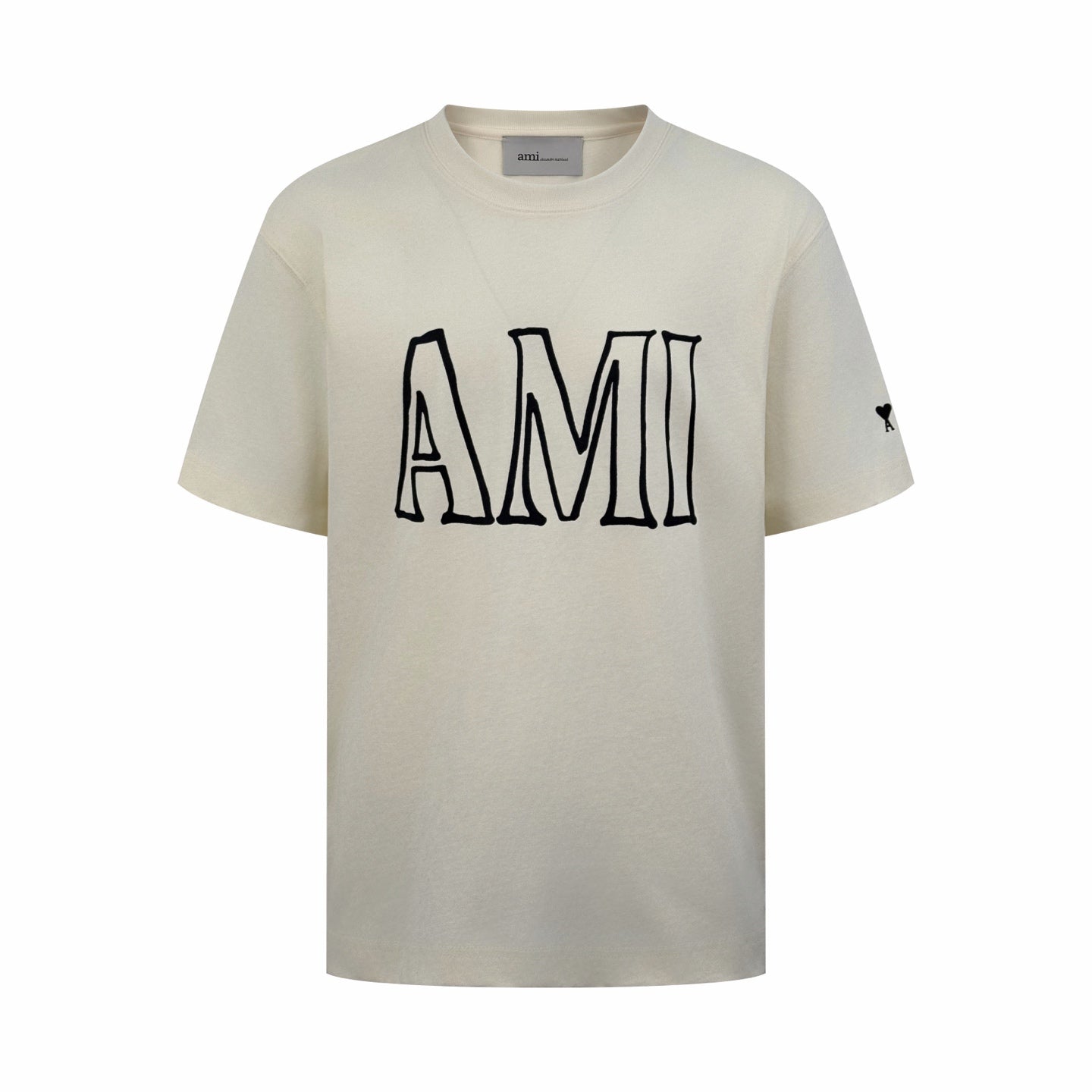 2026 Women's Heart A Letter Print Box-Fit Short-Sleeved T-Shirt (EE405)