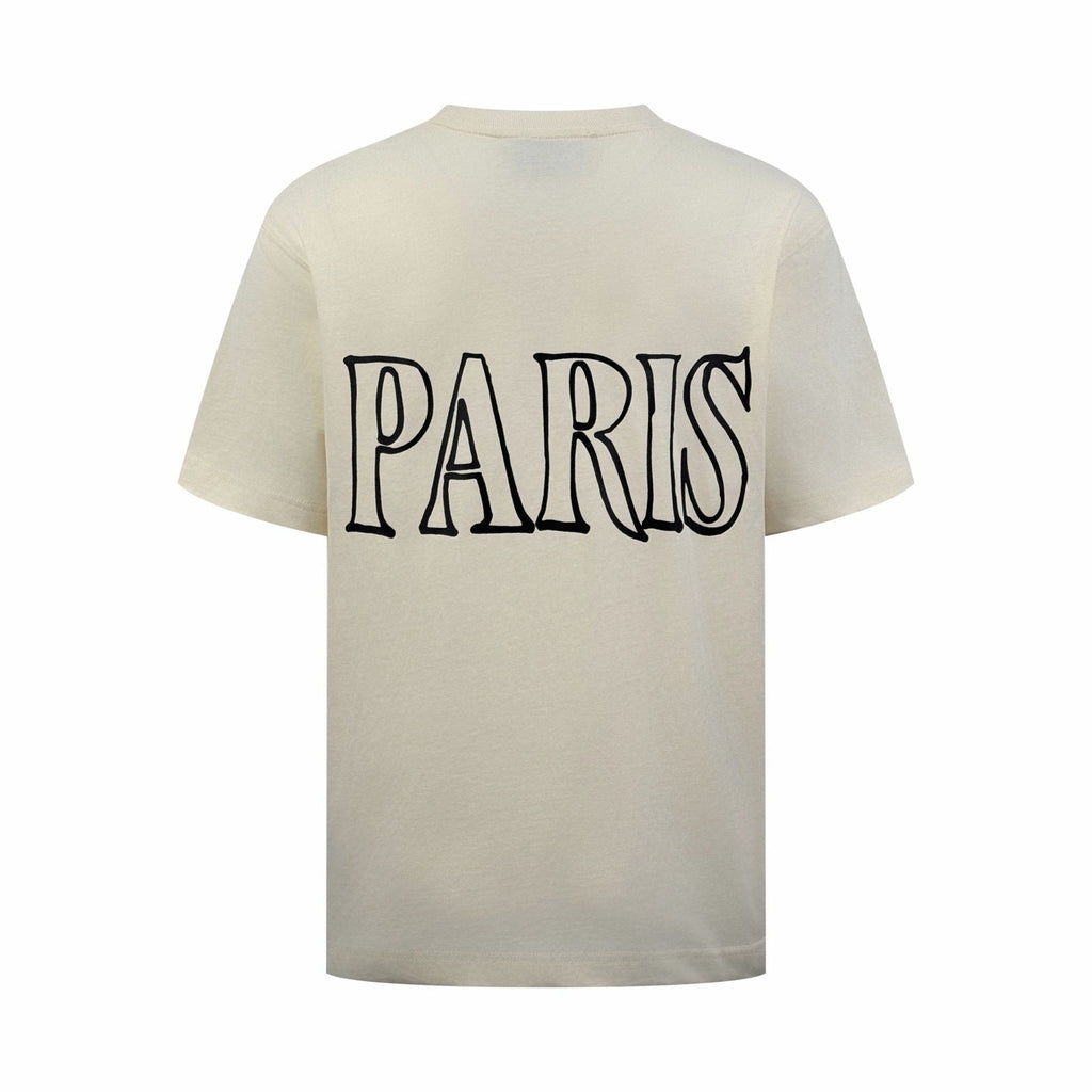 2026 Women's Heart A Letter Print Box-Fit Short-Sleeved T-Shirt (EE405)