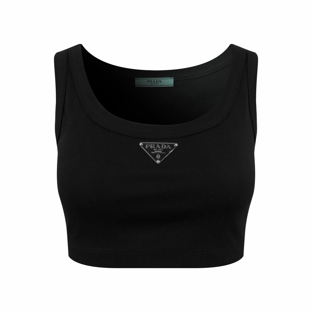 2026 Women's Triangle Brand Short-Sleeve Tank Top (FF710)