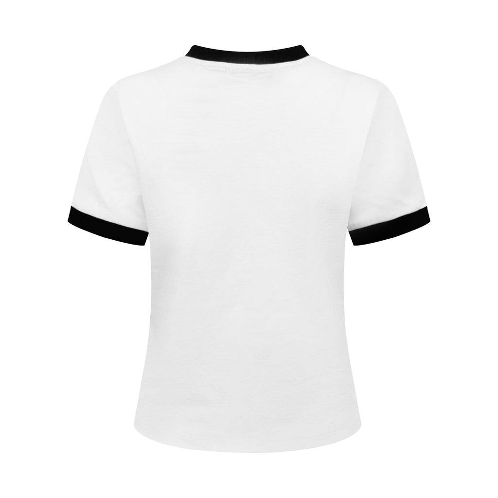 2026 Women's Patchwork Embroidered Short-Sleeved T-Shirt (FF704)
