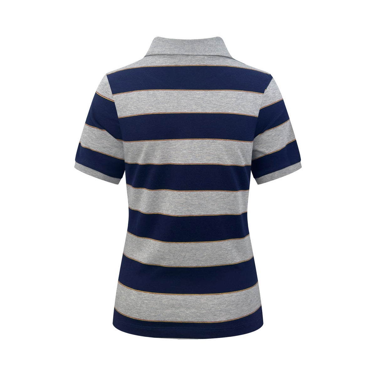 2026 Women's Striped Polo Shirt with MM Logo (FF707)