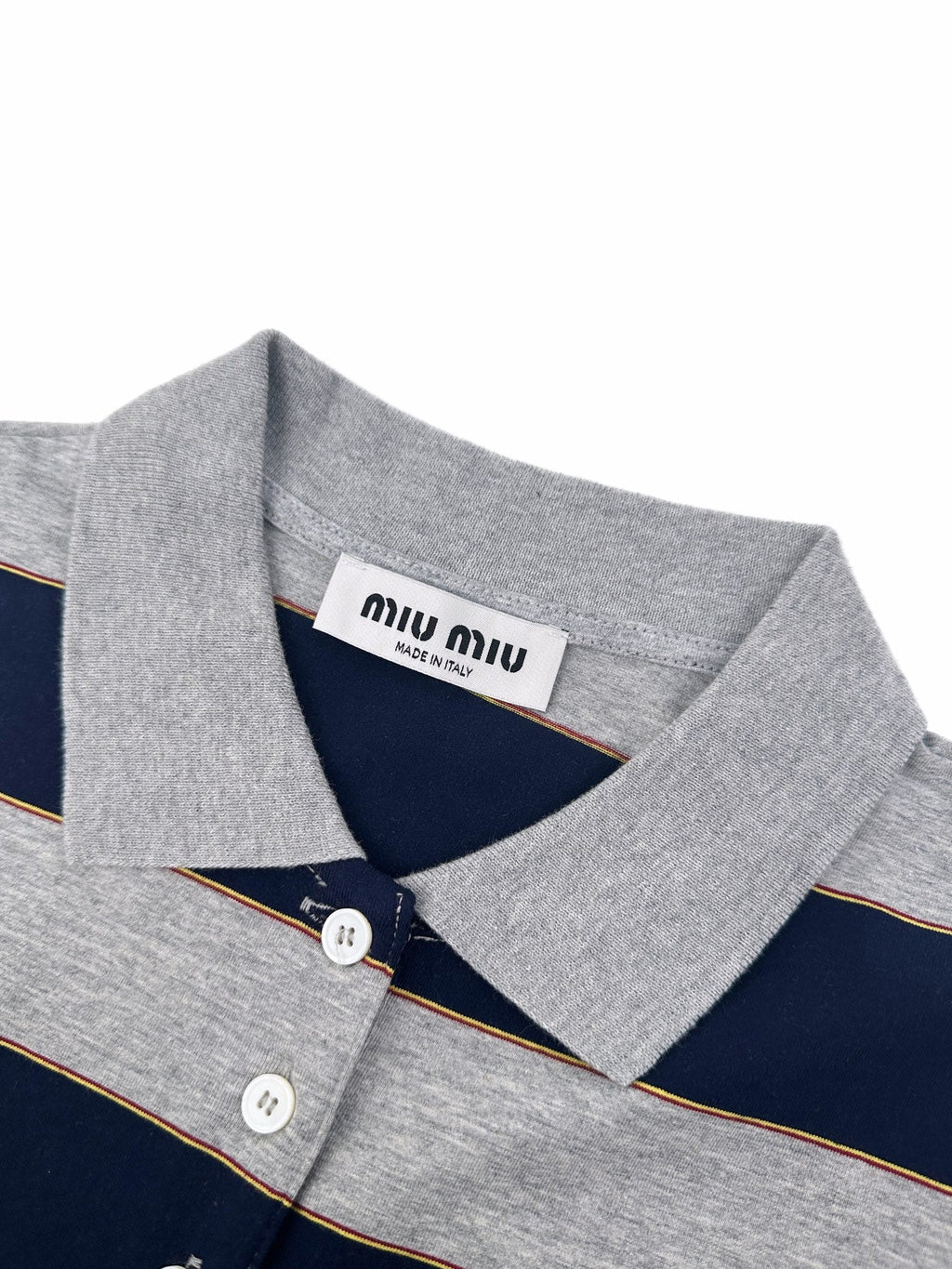 2026 Women's Striped Polo Shirt with MM Logo (FF707)