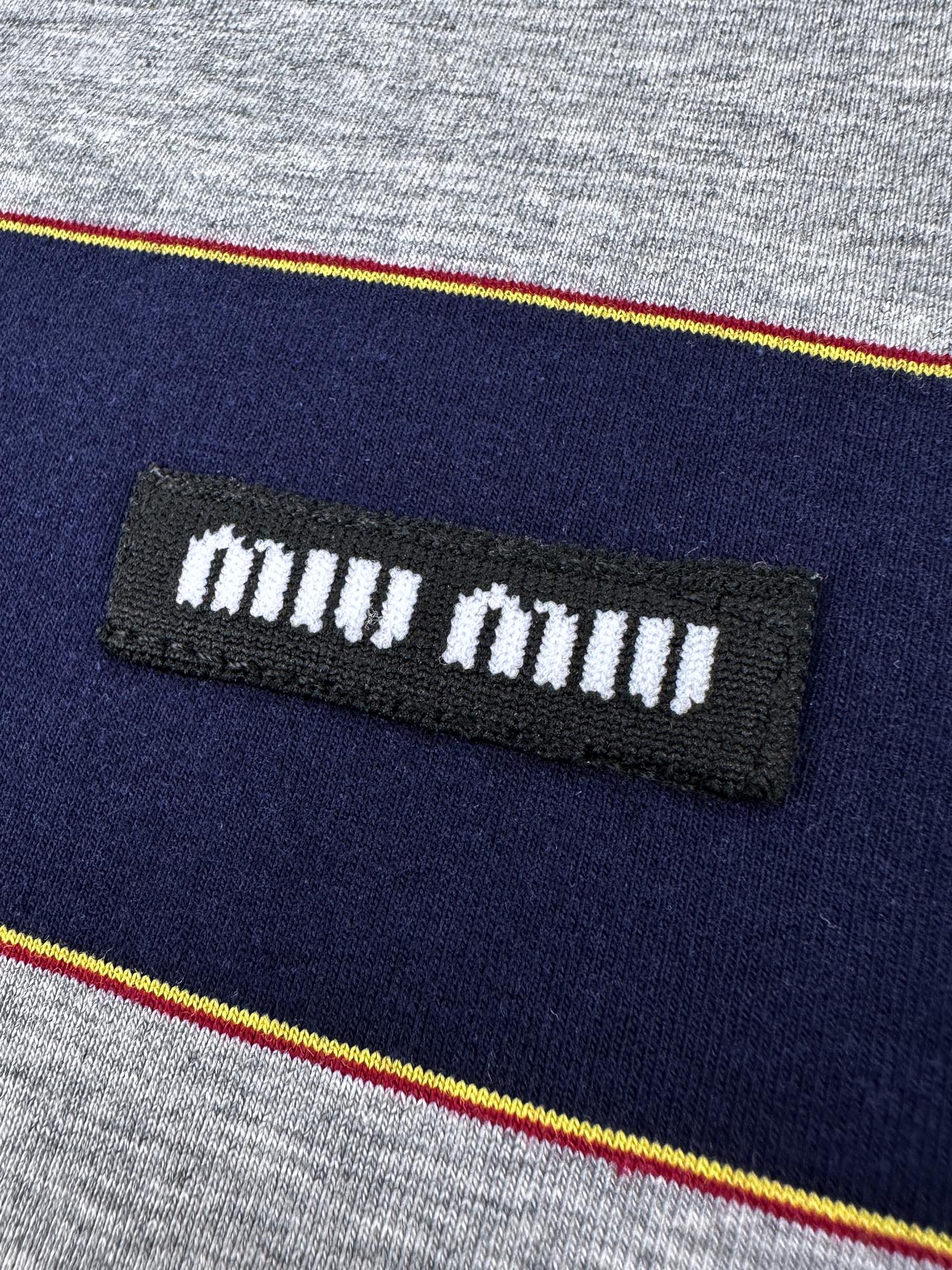 2026 Women's Striped Polo Shirt with MM Logo (FF707)