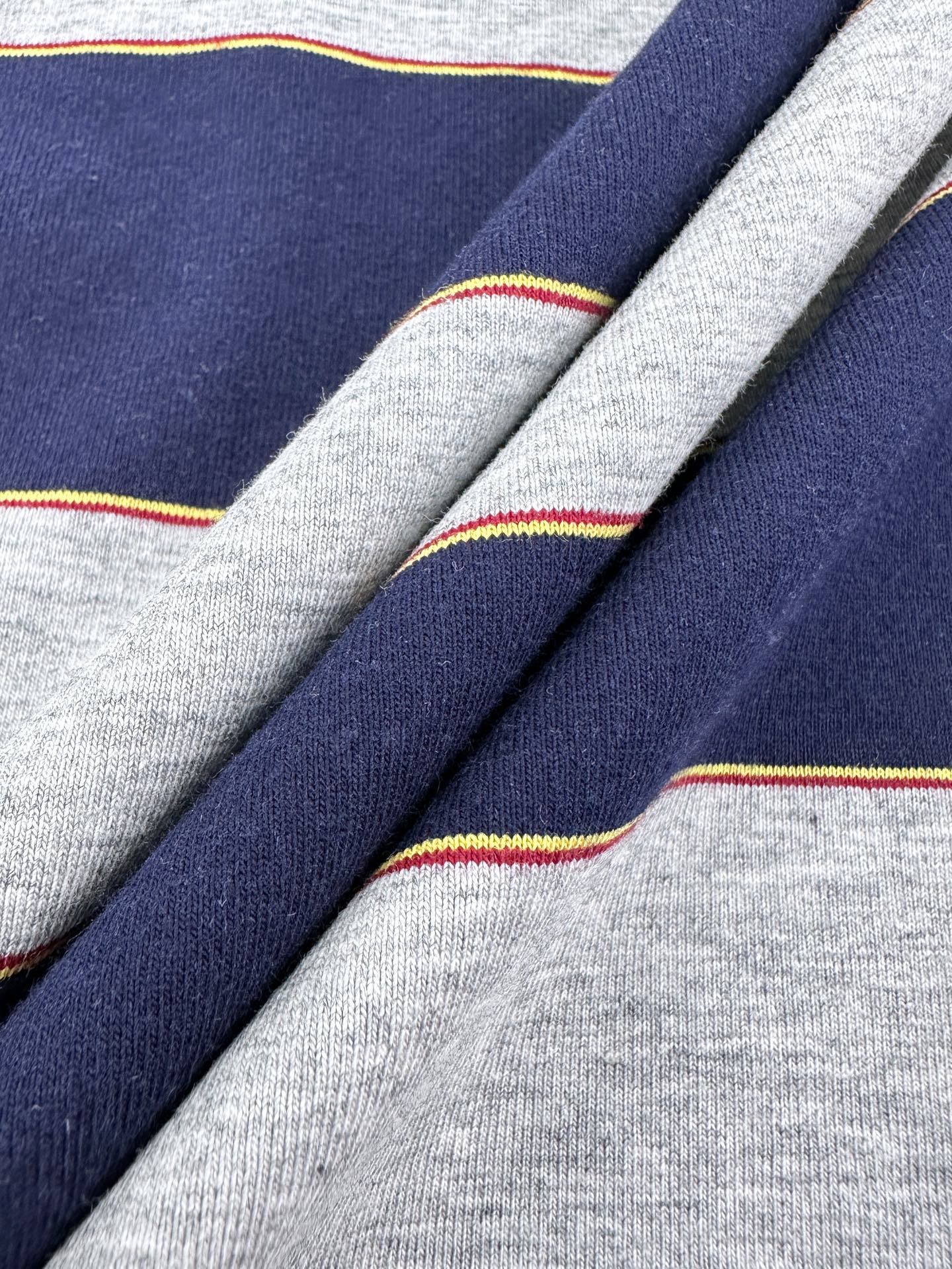 2026 Women's Striped Polo Shirt with MM Logo (FF707)