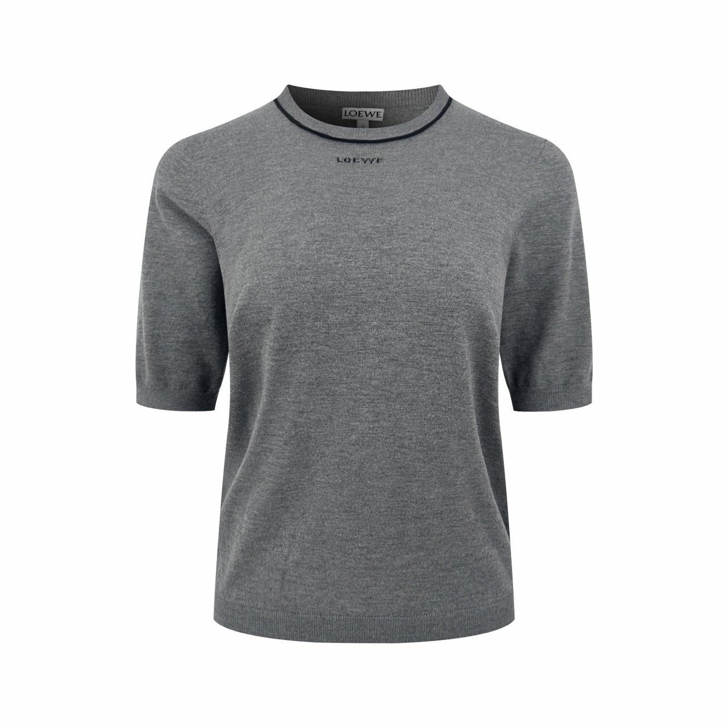 2026 Women's Way Jacquard Short-Sleeved Jumper (FF712)