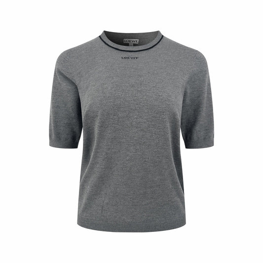 2026 Women's Way Jacquard Short-Sleeved Jumper (FF712)