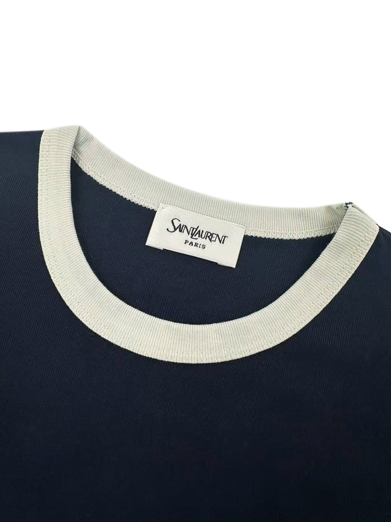 2026 Women's Saint L Embroidered Patchwork Short-Sleeved T-Shirt (FF722)