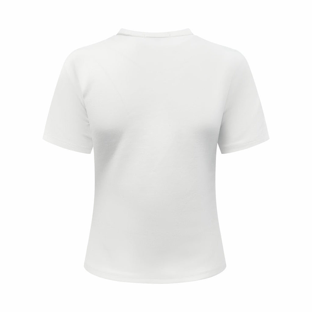2026 Women's Ce Logo Embroidered Short-Sleeved T-Shirt (EE401)