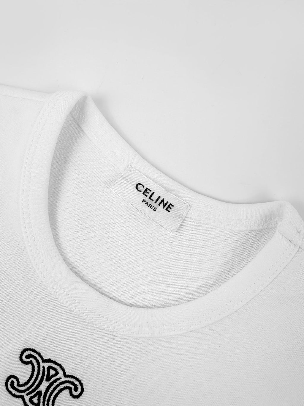 2026 Women's Ce Logo Embroidered Short-Sleeved T-Shirt (EE401)