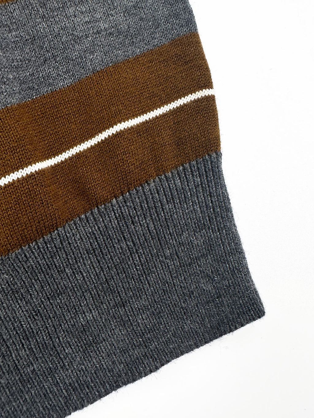 2026 Women's MM Logo Jacquard Striped Jumper  (FF711)
