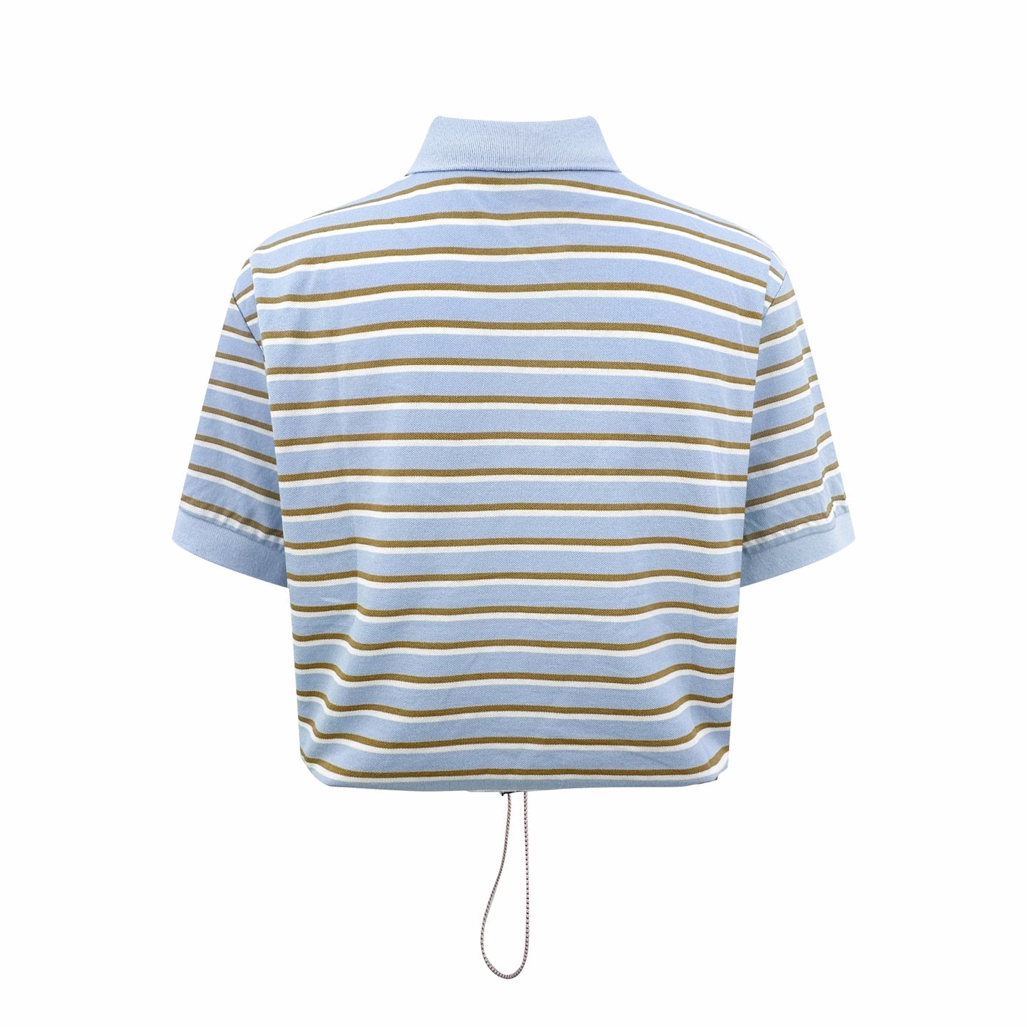 2026 Women's Triangle Brand Striped Polo Shirt with Triangle Logo (FF708)