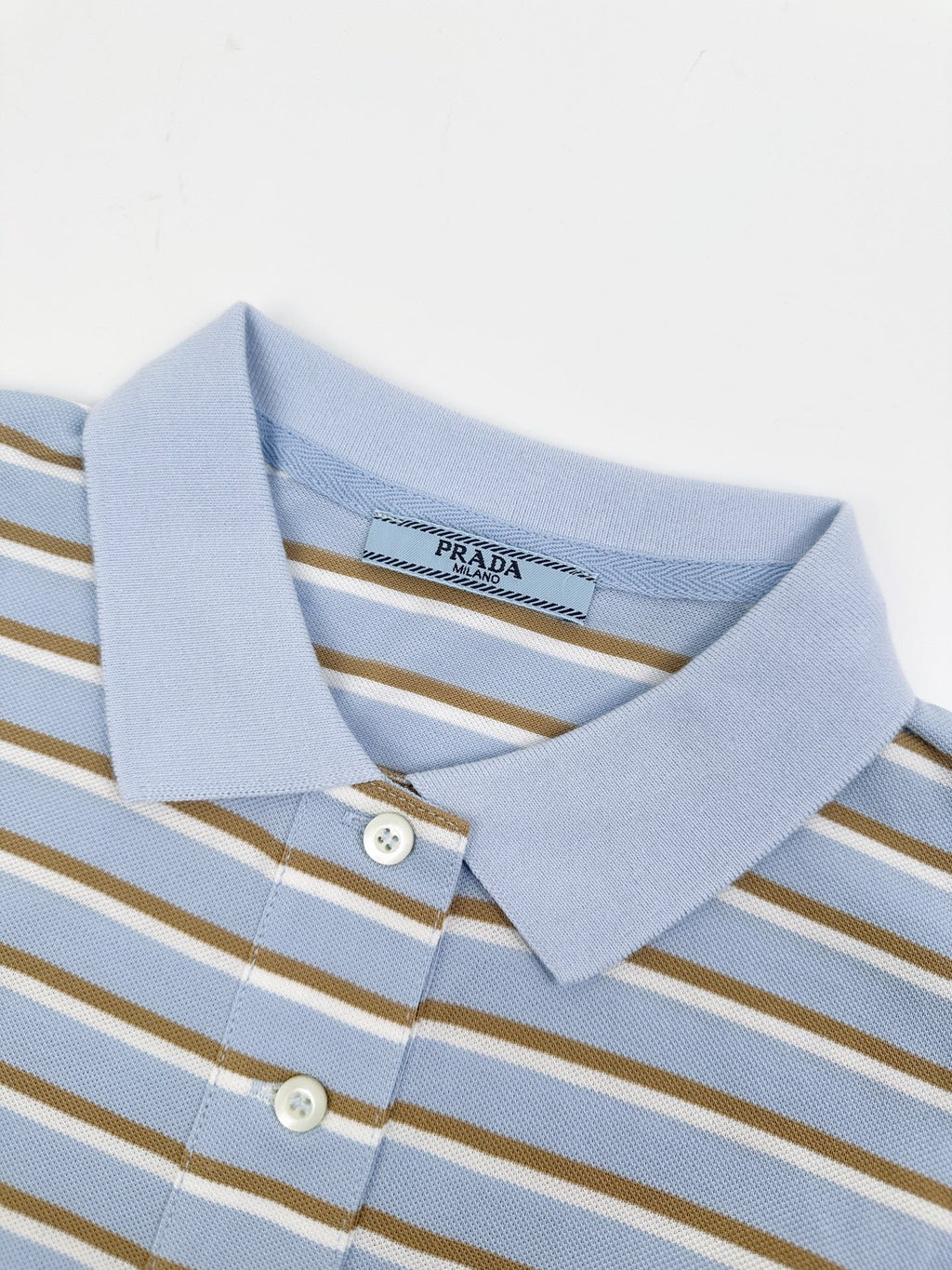 2026 Women's Triangle Brand Striped Polo Shirt with Triangle Logo (FF708)