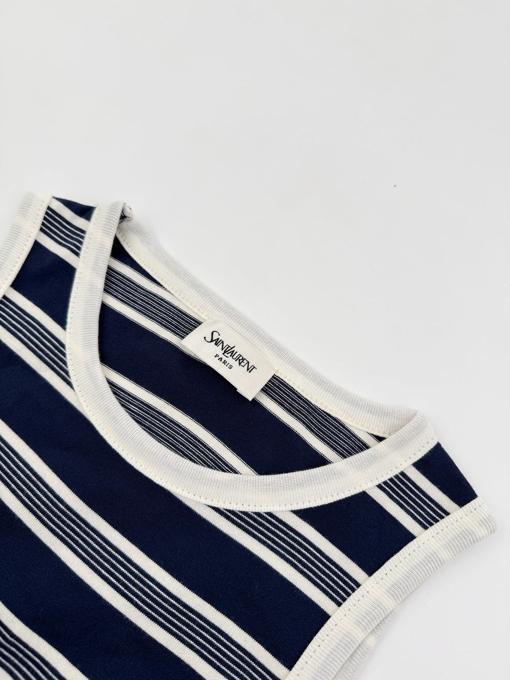 2026 Women's Saint L Logo Embroidered Striped Tank Top (FF728)