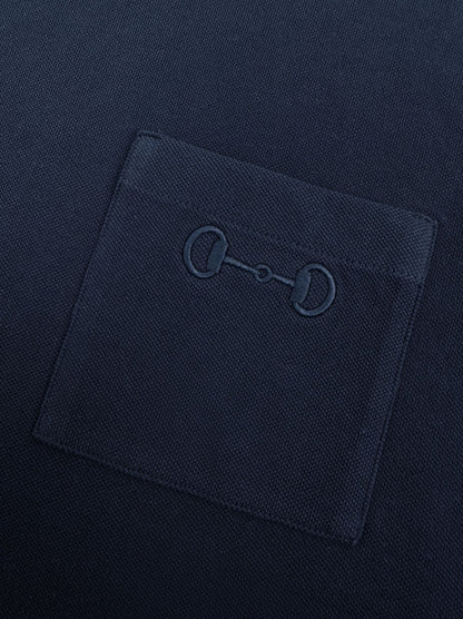 2026 New GU Short-Sleeve Shirt with Horsebit Embroidery on the Pocket (CC964-A10)