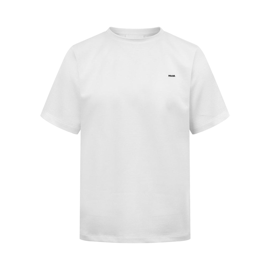 2026 New Triangle Brand Logo Embroidered Short-Sleeved T-Shirt (CC954-A10)