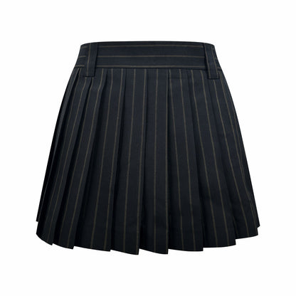 2026 Women's MM Patchwork Embroidered Striped Skirt (FF706)
