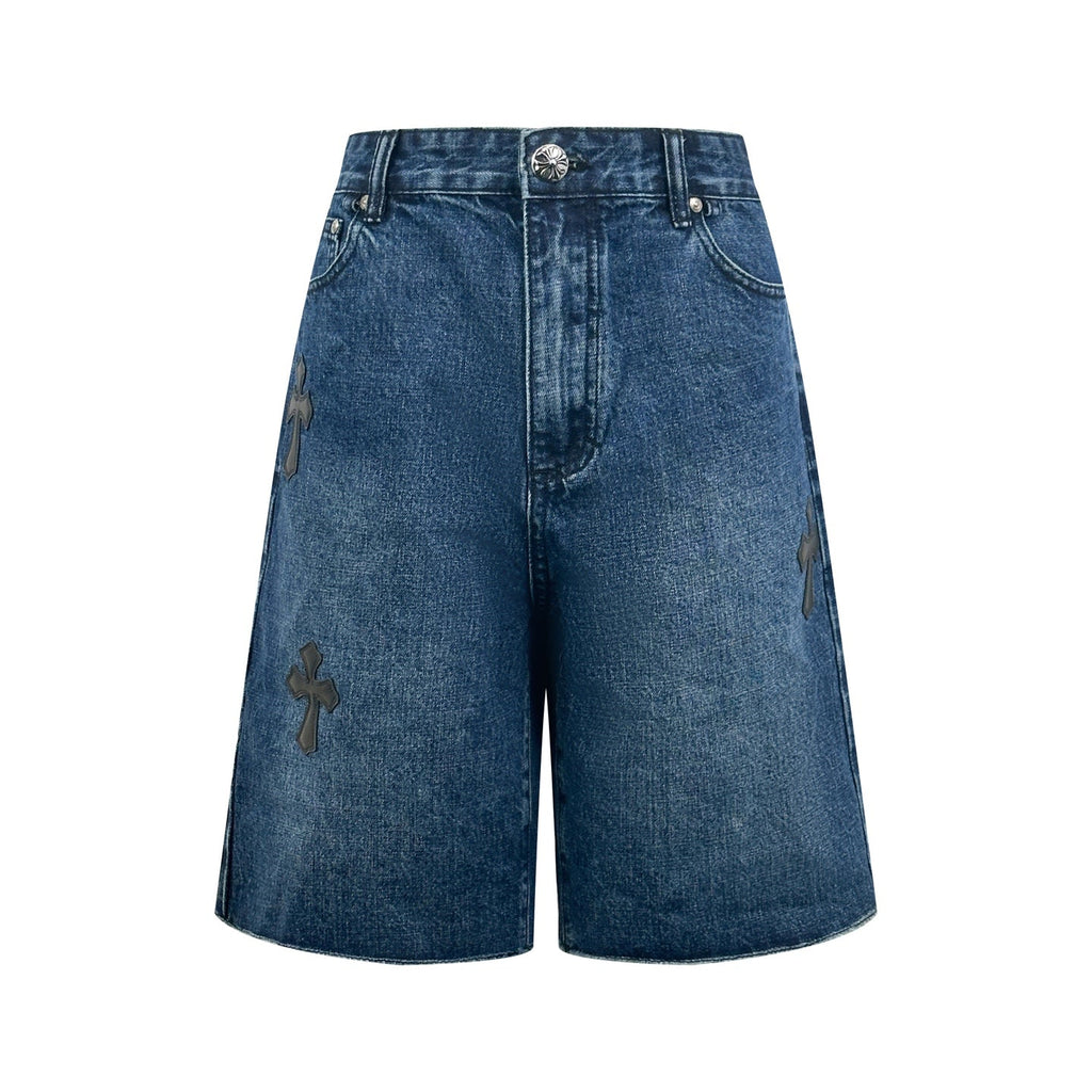 2026 New CH Cross Logo Denim Shorts (BB816-B15)
