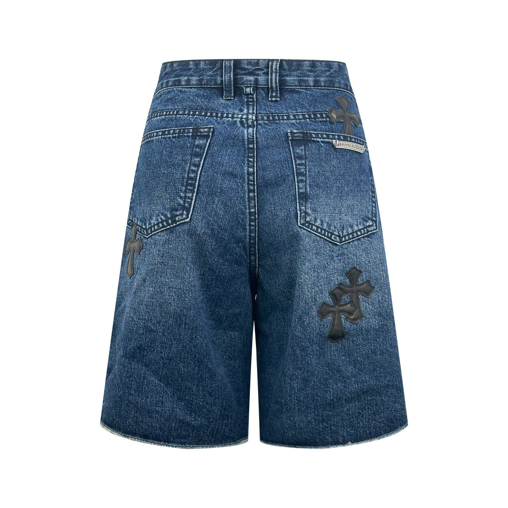 2026 New CH Cross Logo Denim Shorts (BB816-B15)