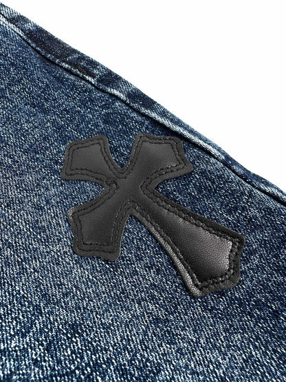 2026 New CH Cross Logo Denim Shorts (BB816-B15)