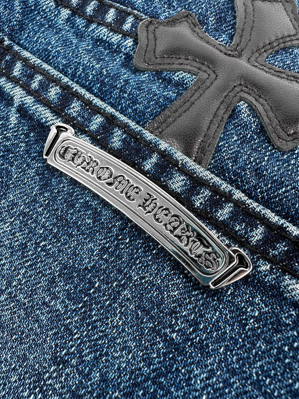 2026 New CH Cross Logo Denim Shorts (BB816-B15)