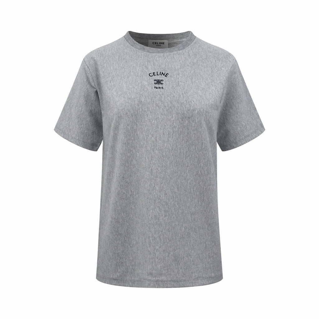 2026 Women's Ce Logo Embroidered Short-Sleeved T-Shirt (EE406)