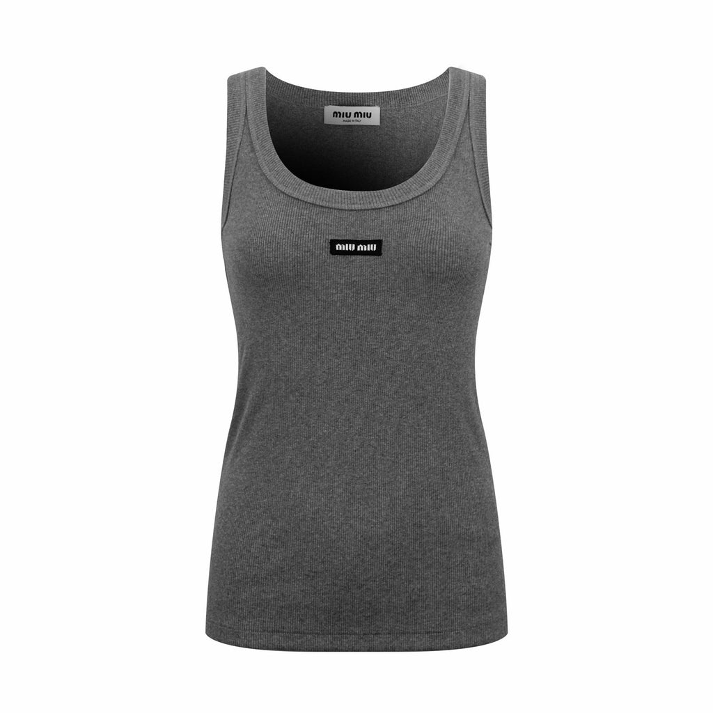 2026 Women's MM Logo V-neck Top (FF718)