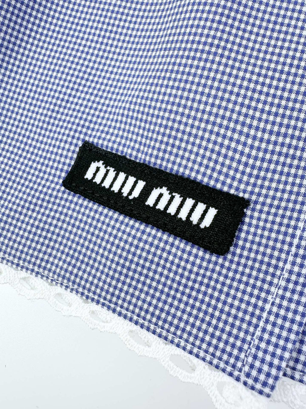 2026 Women's MM Logo Check Skirt (FF724)