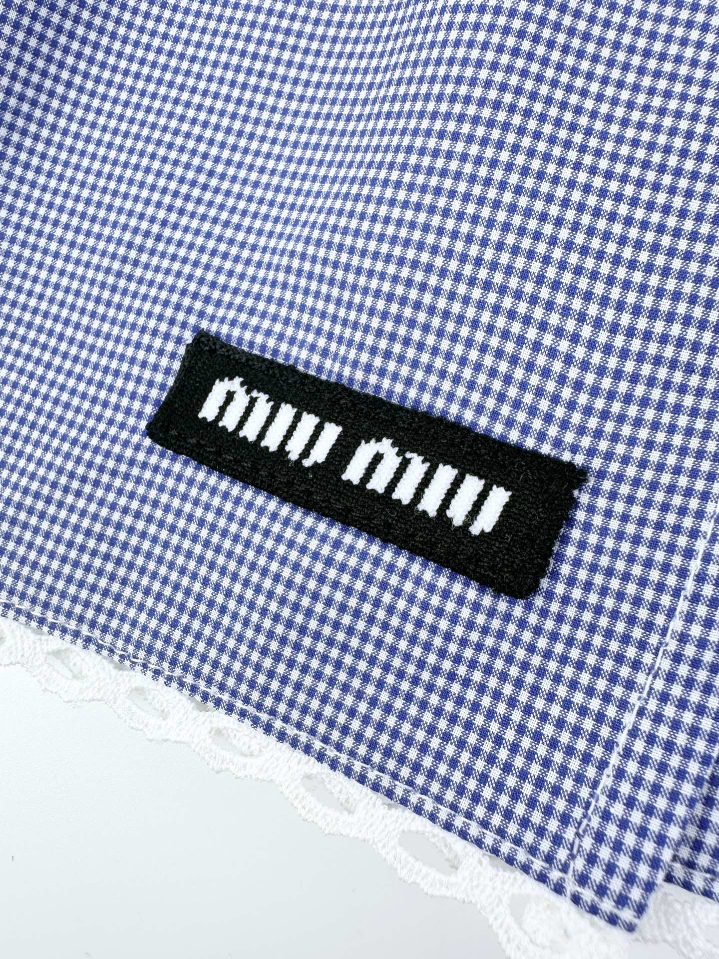 2026 Women's MM Logo Check Skirt (FF724)