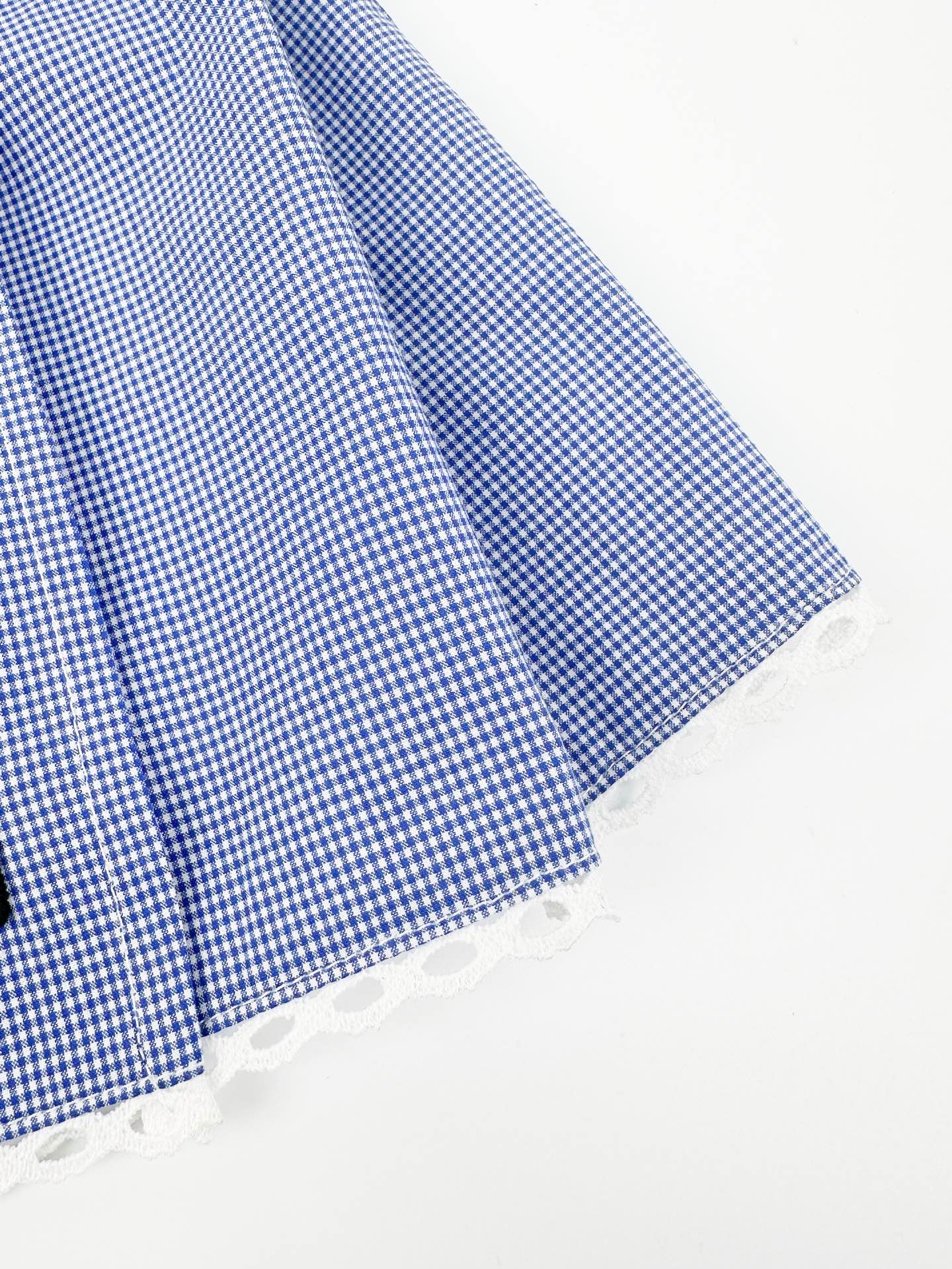 2026 Women's MM Logo Check Skirt (FF724)