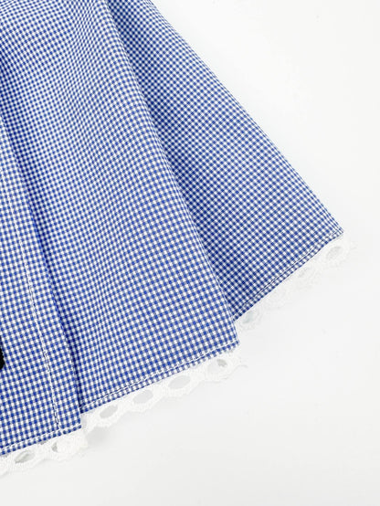 2026 Women's MM Logo Check Skirt (FF724)