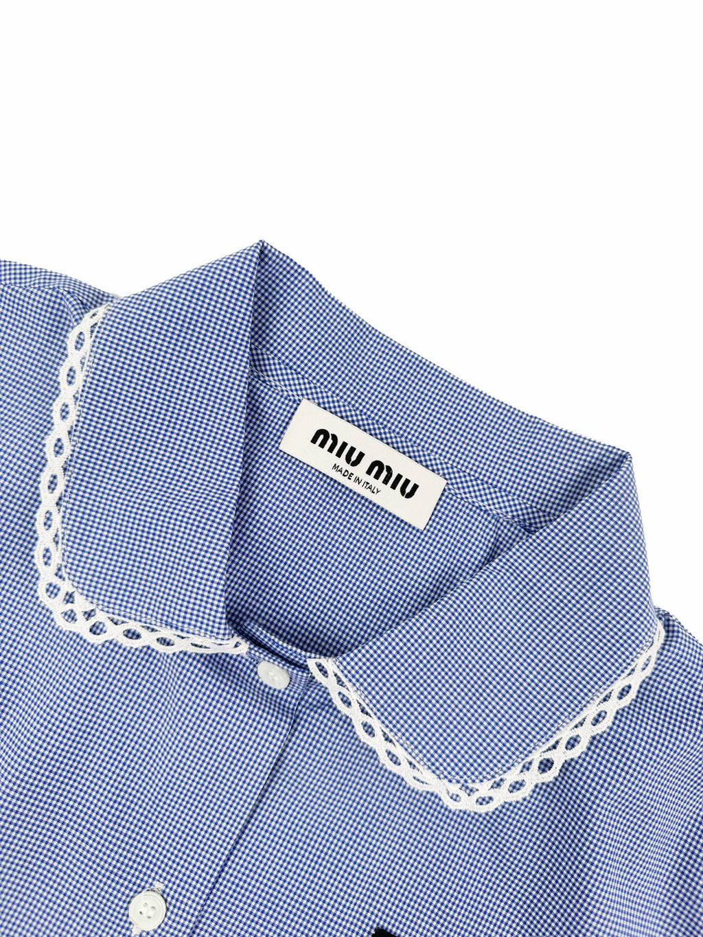 2026 Women's MM Logo Check Short-Sleeved Shirt (FF723)