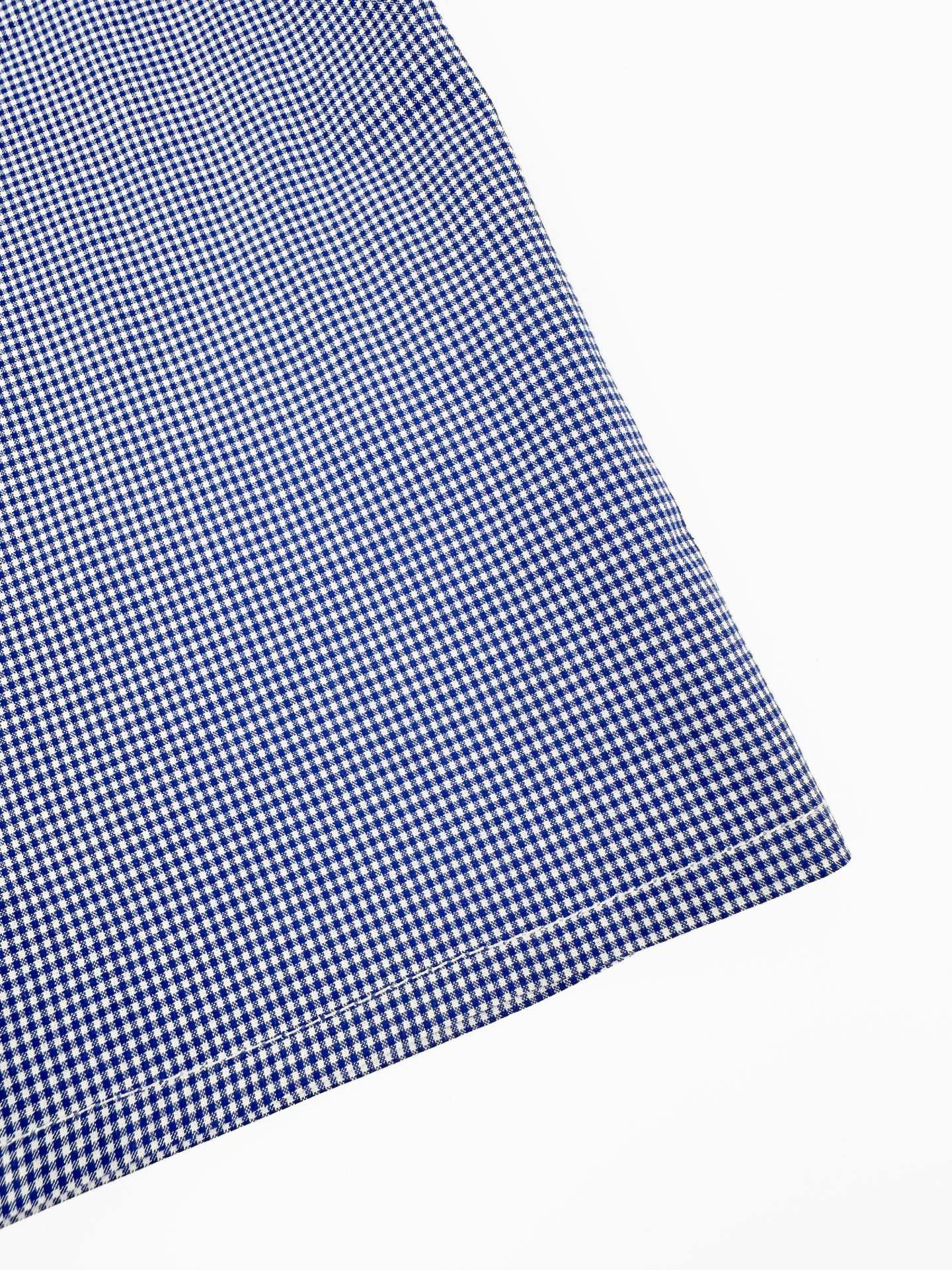 2026 Women's MM Logo Check Short-Sleeved Shirt (FF723)