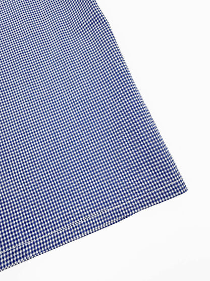 2026 Women's MM Logo Check Short-Sleeved Shirt (FF723)