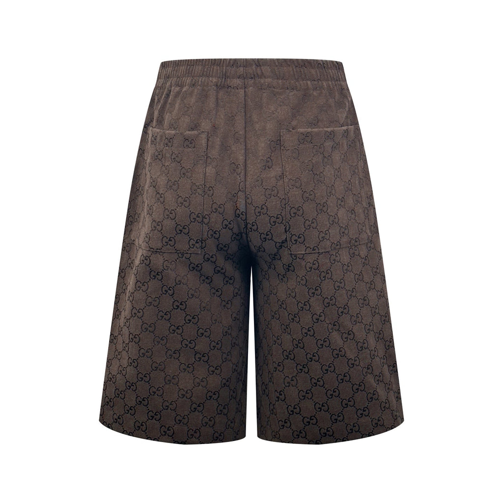 2026 New Arrival GU All-Over Jacquard Print Shorts (AA578-A80)