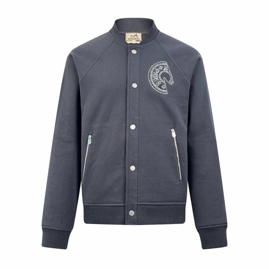 2026 New H Saddle Stud Embellished Jacket (25349-B80)